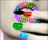 rainbow lips and nails Pictures, Images and Photos