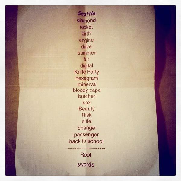 Сет-лист концерта Deftones в Сиэтле 14 апреля 2011 года
