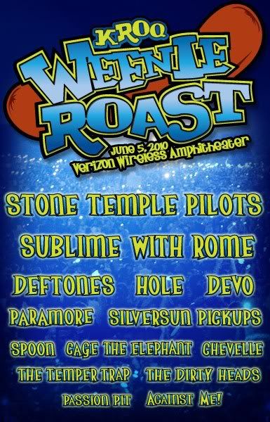 Deftones на KROQ Weenie Roast 2010