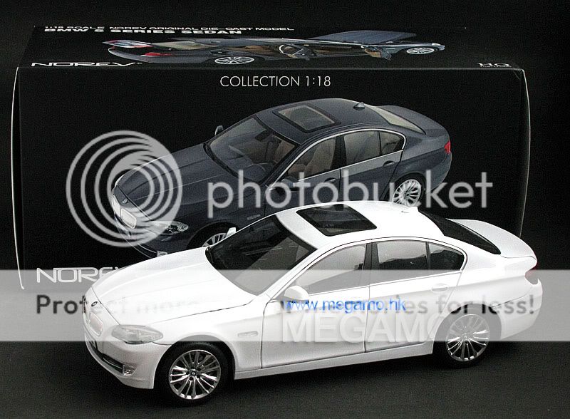 18 Norev BMW f10 550i White 2010  