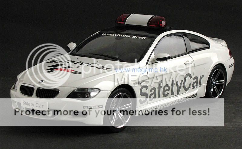 18 Kyosho BMW E63 M6 Safety Car 2006 MOTO GP White  