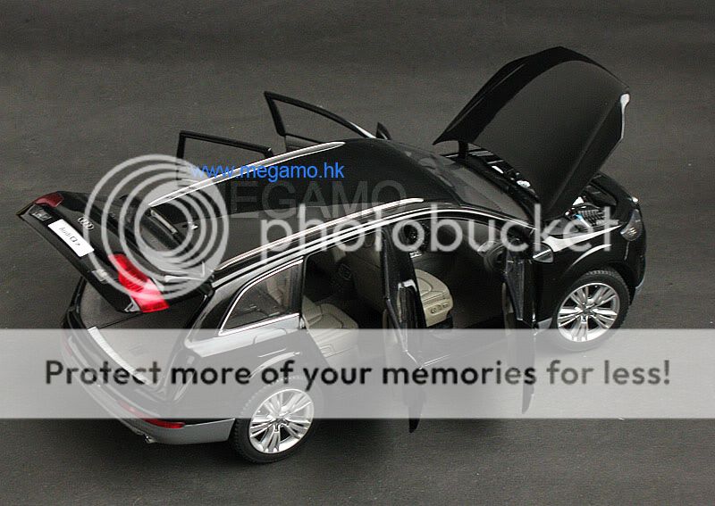 18 Kyosho Audi Q7 2011 Facelift Night Black 09222TBK  