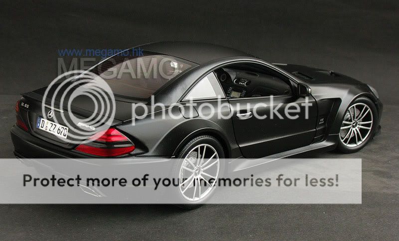 18 Minichamps Mercedes Benz AMG SL65 Matte Black  