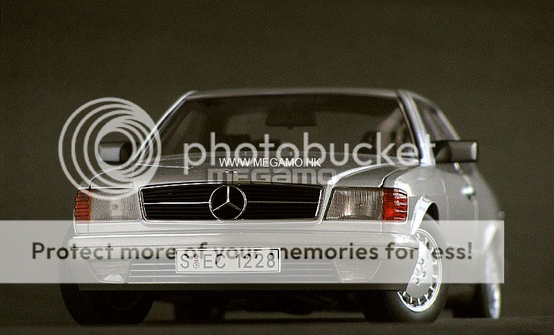 1 18 Autoart Mercedes Benz 500 Sec Coupe 1986 Silver 76212 