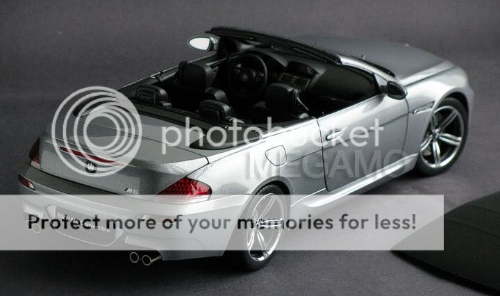 18 Kyosho BMW E64 M6 Silver Convertible  