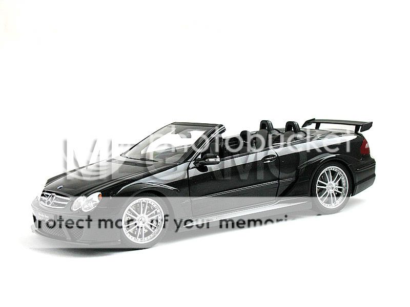 18 Kyosho Mercedes Benz CLK DTM AMG Cabriolet Black  