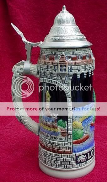   Loreley Lidded Beer Stein BASF Corporate Presentation Piece  