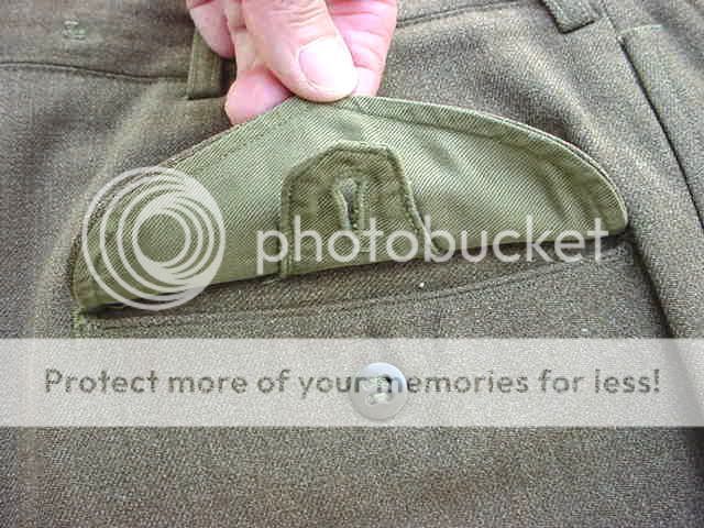   US Army Wool OD Field Combat Trousers Pants Korean War 32 Waist M 52