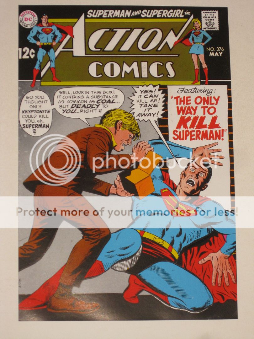 Action Comics #376 Rare Original DC Cover Proof Superman  